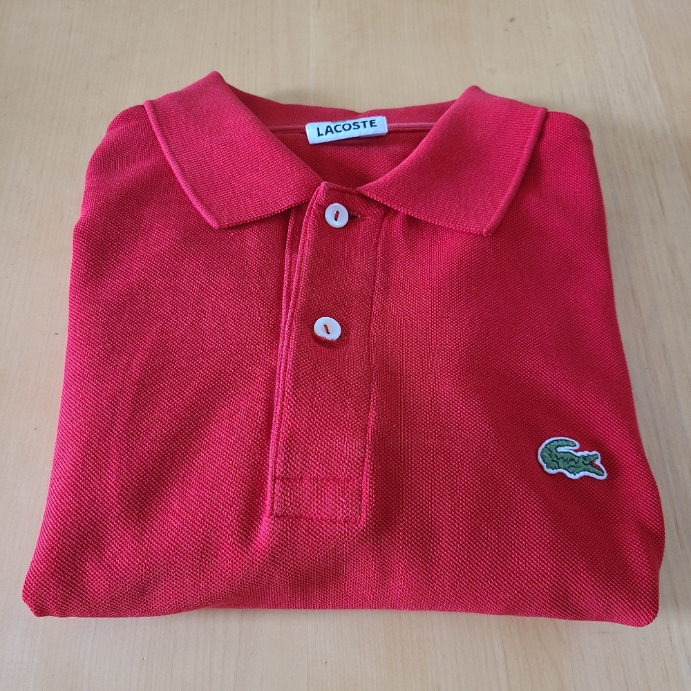 Lacoste Men Polo F5191 Red in size 3, small - Picture 5 of 12